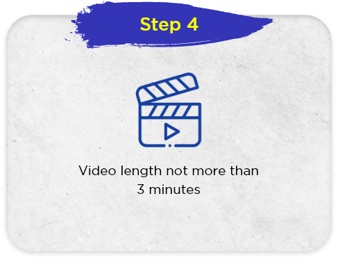 Video length not more than 3 minutes
