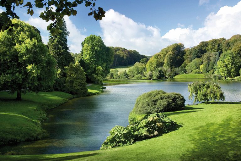Artist’s impression of the main lake and its parkland.