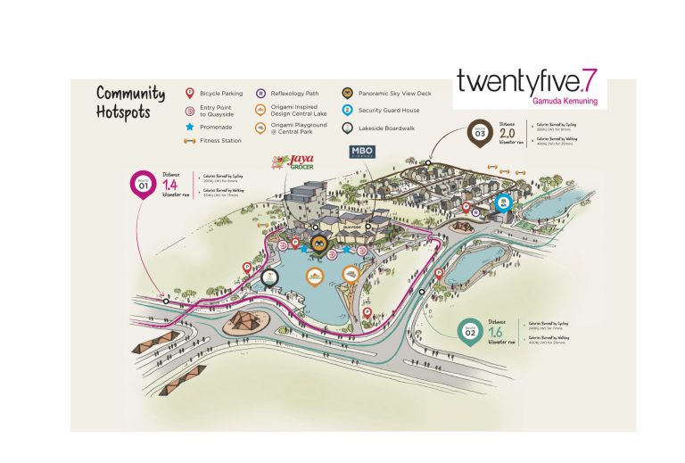 The place to be: twentyfive.7 is a vibrant and energetic town where the community comes together and connects with one another.