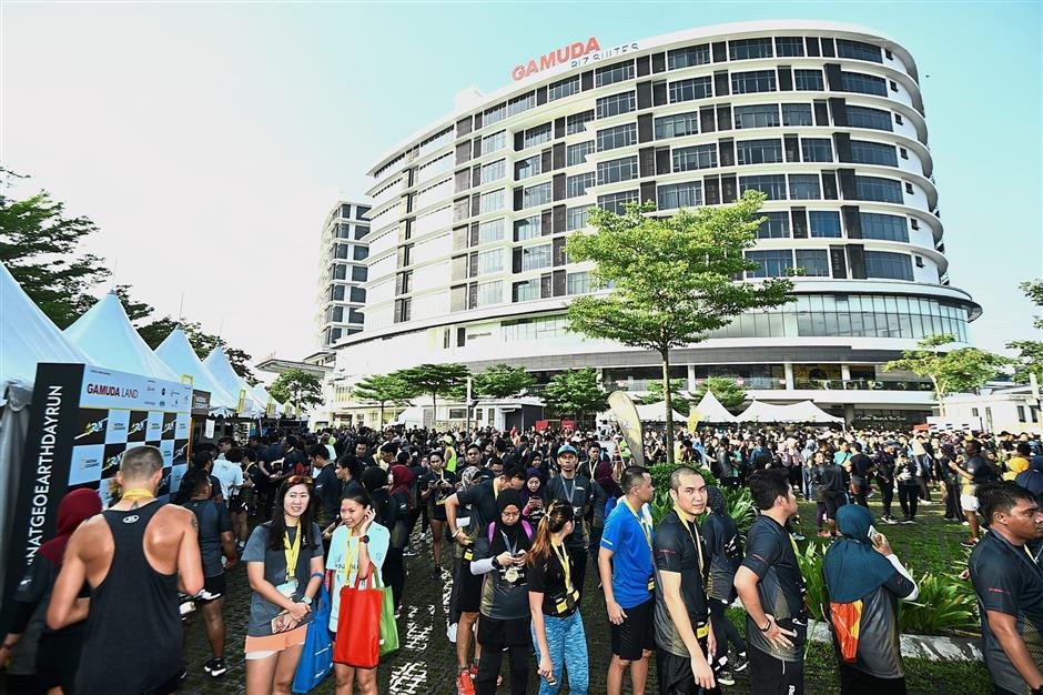 More than 2,000 participants turned up for the NatGeo Earth Day Run, in which Gamuda Land was the official venue partner.