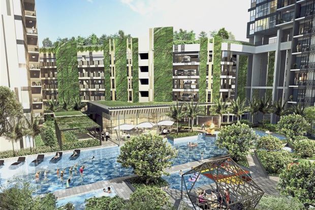 Communal space: An artists impression of the community gathering places at Gem Residences.