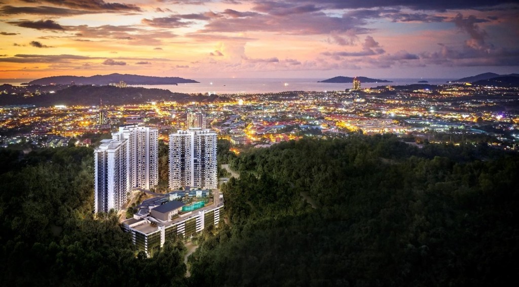 Mindfully crafted to provide the best of both worlds – splendid expanse of sea view and mountain view at Bukit Bantayan Residences, Kota Kinabalu, Sabah