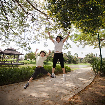 Activity at the park