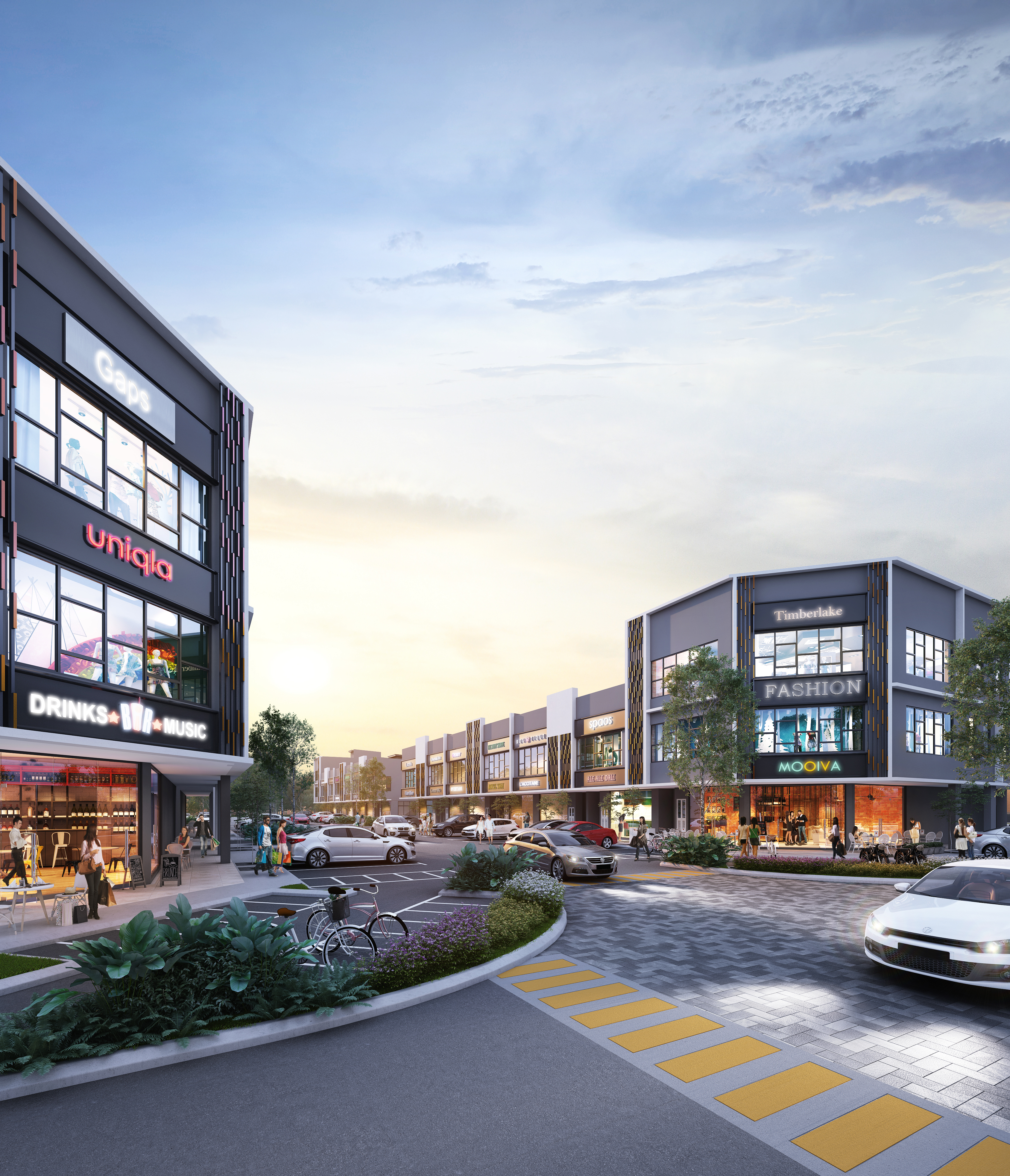 The Jade Square commercial area comprising 66 units of shophouses will be ready by early 2020.
