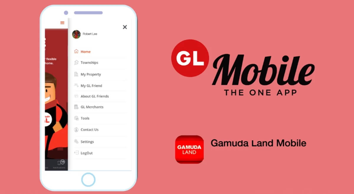金务大置地跟上了时代的脚步，推出住户专属的手机应用程式GL Mobile app。（图片来源：金务大置地）
