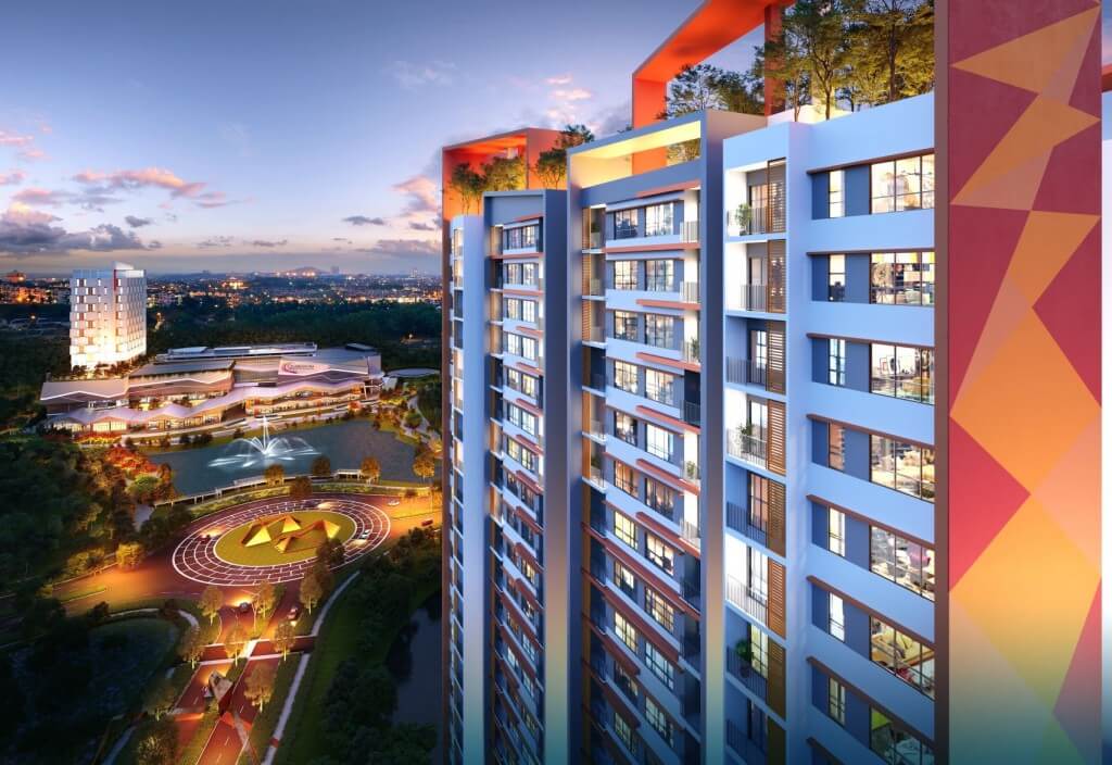 The Amber Residence is located right next to the Quayside Mall, perfect for urban dwellers.