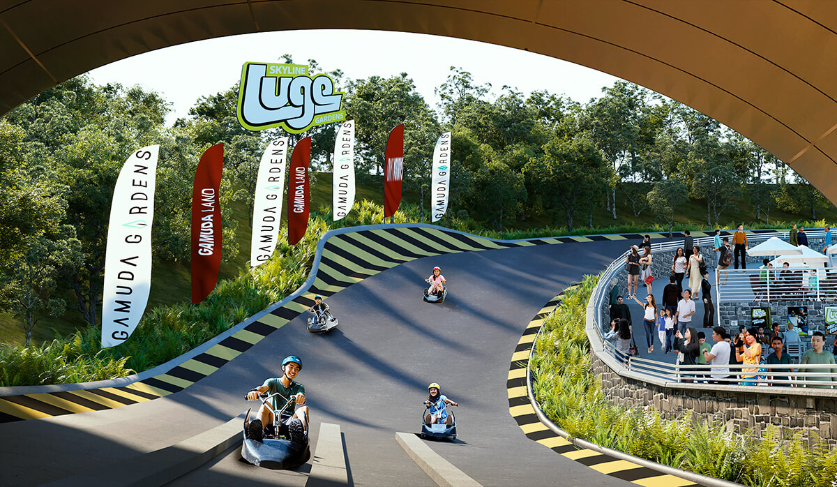 Skyline Luge, the global thrill ride for all ages will be coming to Gamuda Gardens City Centre.