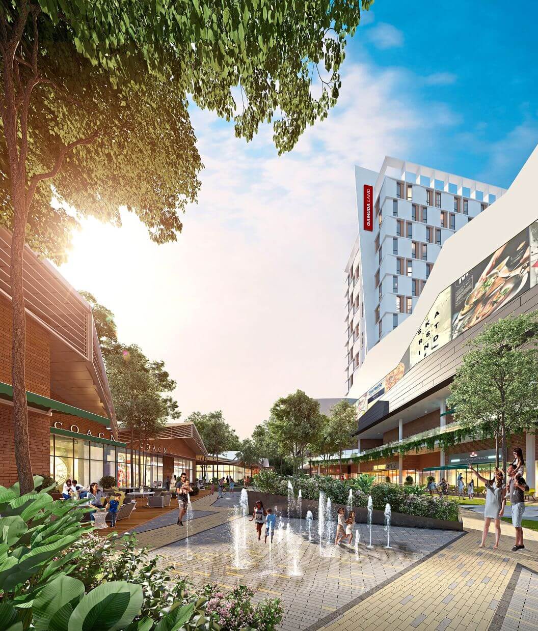 Quayside Mall’s design addresses growing demand for open retail spaces post-lockdown.