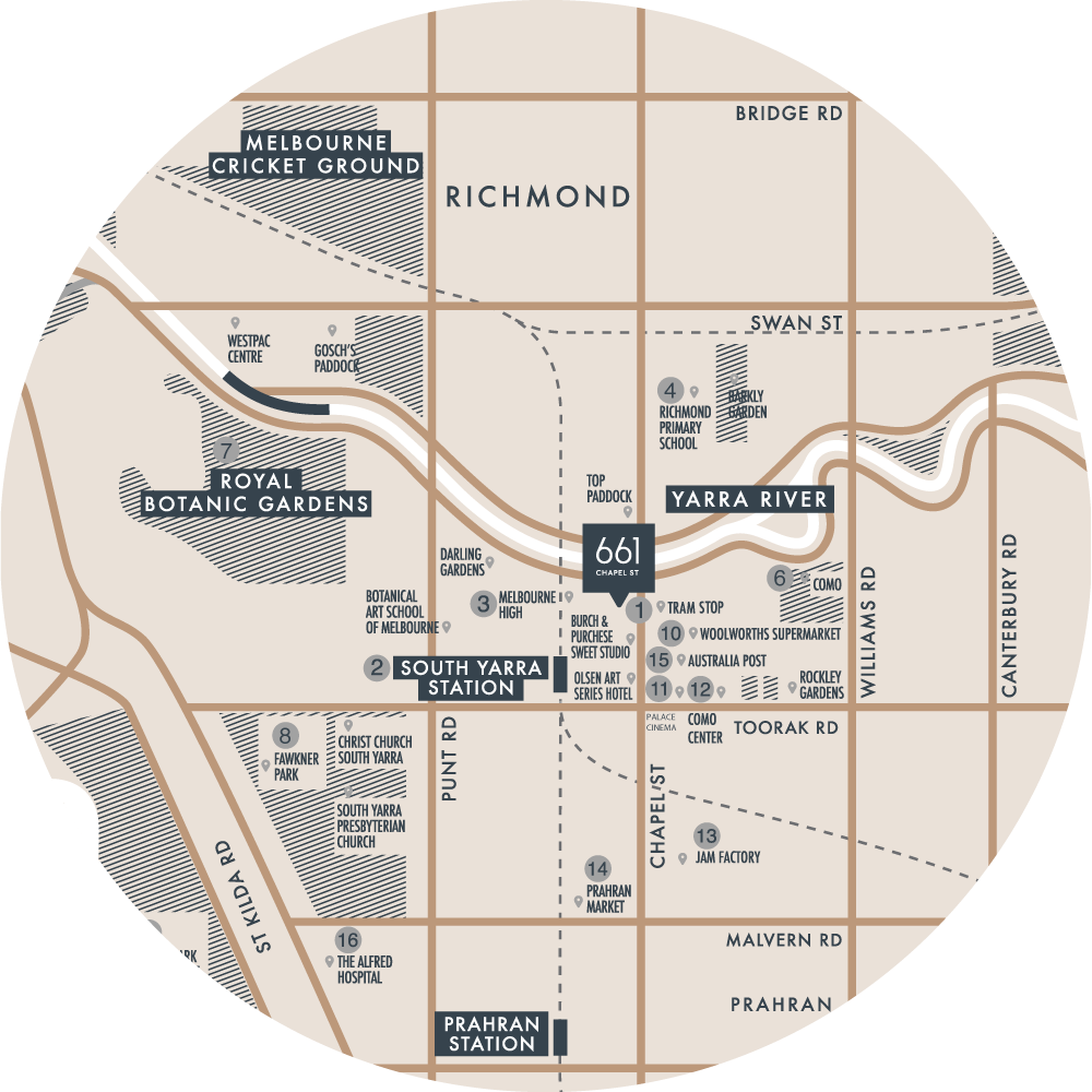 661 Chapel Street map