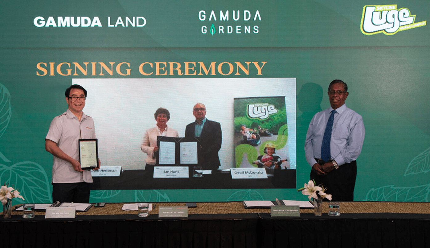 Gamuda Land Brings Malaysia’s First Gravity-fuelled Luge Attraction to Gamuda Gardens, Set to Open in 2023