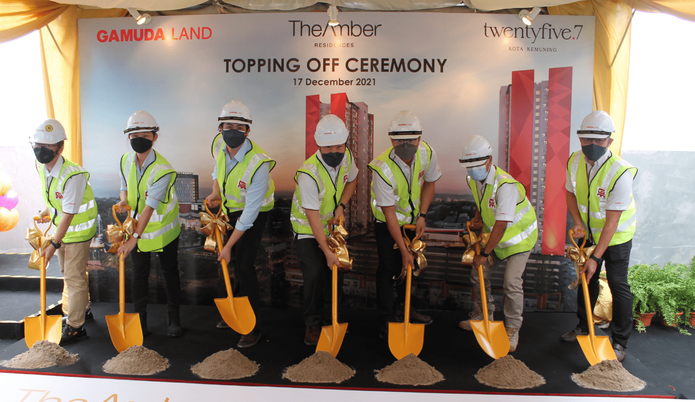 The Amber Residences Topping Off Showcases Gamuda Land’s IBS Approach