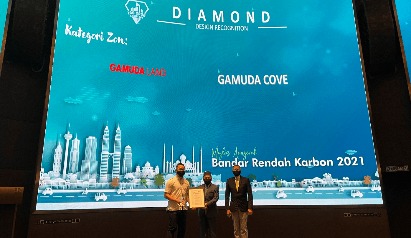 Gamuda Cove Receives 5-Diamond Recognition in Low Carbon City Framework Design